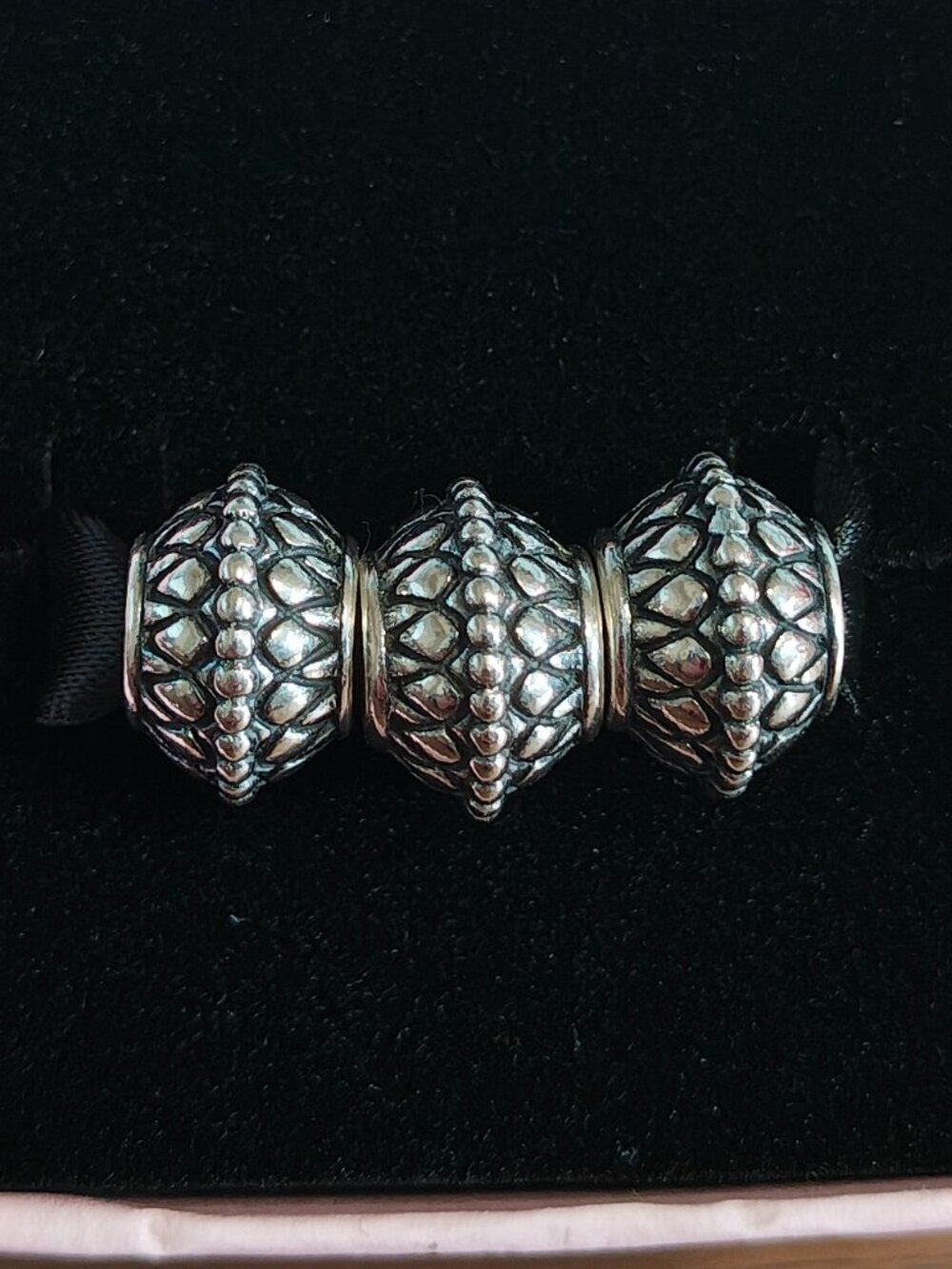 Authentic Pandora Inner Strength Charms – 790530 Sterling Silver (Retired) Set o